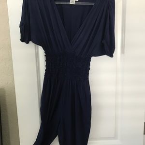 Max Studio Navy jumpsuit , size small